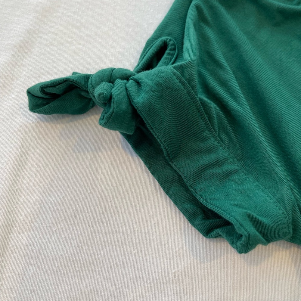Sexy Rouched Green BodyCon Top - Picture 2 of 6